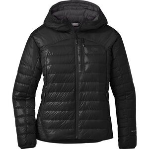Outdoor Research Women's Helium Down Hoodie (S/P Black)